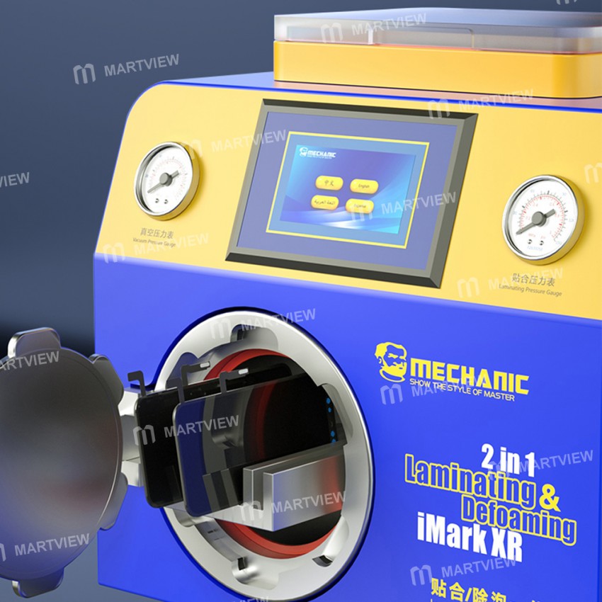 mechanic imark-xr-laminating-debubbling-machine-with-v7-vacuum-compressor-for-phone-screen-repair-7