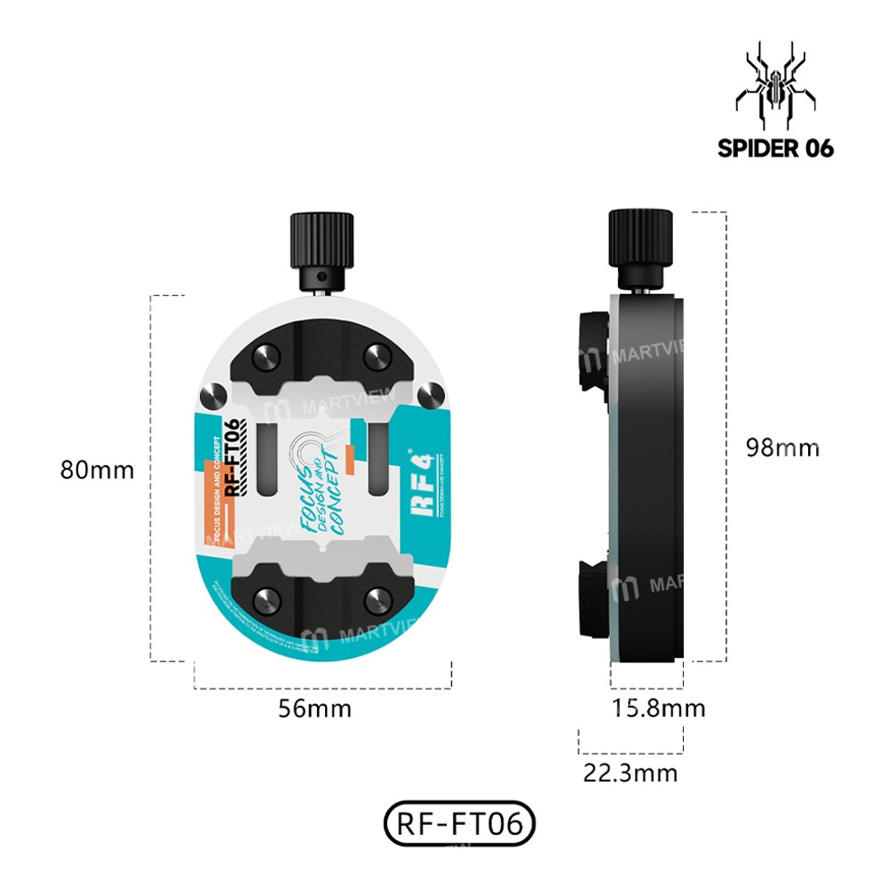 rf4 rf-ft06-mini-heat-resistant-glass-chip-motherboard-repair-fixture-4