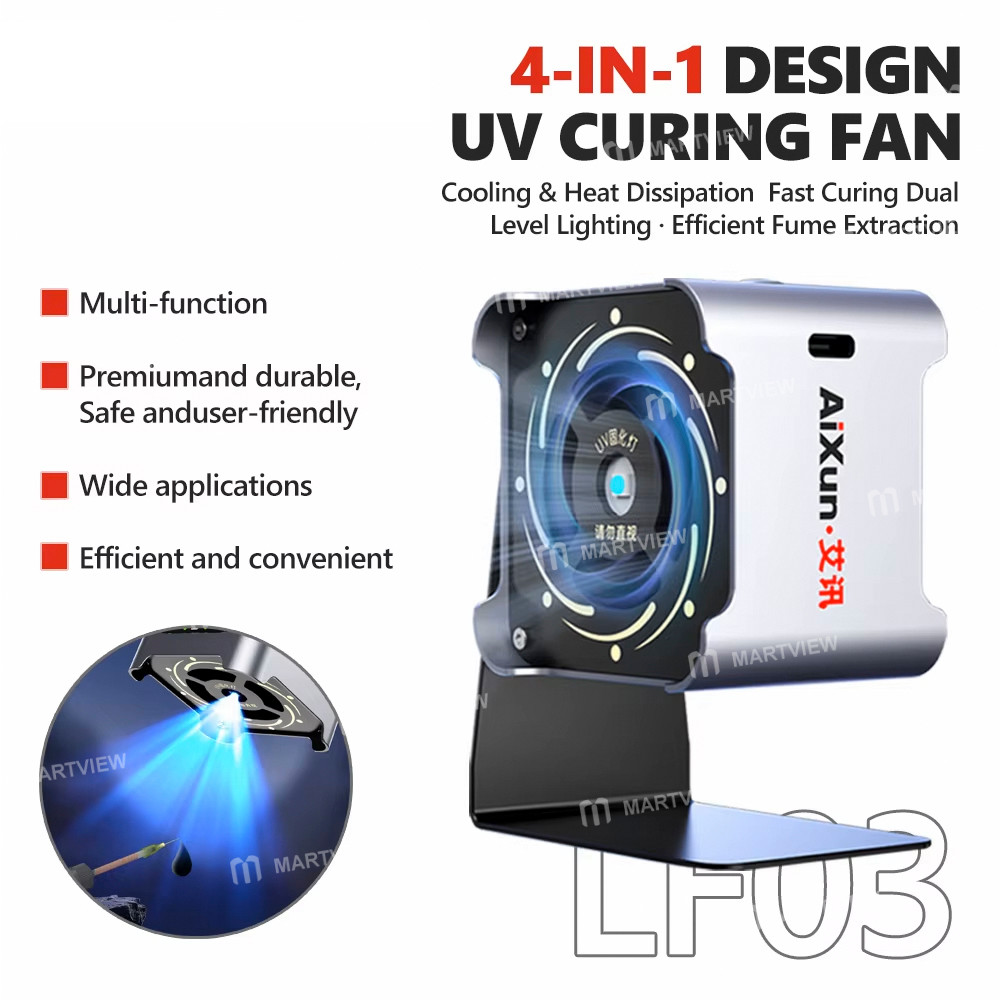 aixun lf03-4-in-1-lighting-fume-extraction--uv-curing--cooling-fan-for-electronics-repair-2