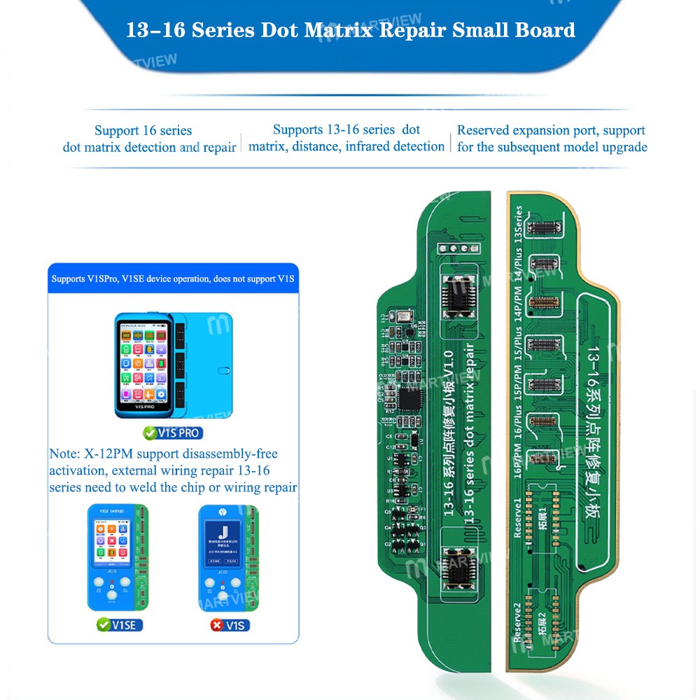 jcid v1se-v1s-pro-dot-matrix-repair-small-board-for-iphone-13-to-16-series-3