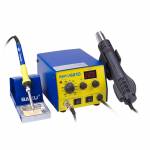 Baku 601D 500W 110V 220V LED Digital Display 2 in 1 Hot Air SMD Rework Station Soldering Iron Heat G