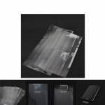 High-Quality Plastic Seal Factory Screen Protector Film for iPhone 7 7 Plus - Black