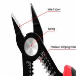 Multifunctional 5.5-inch Mini Sharp Mouth Wire Stripper Pliers
