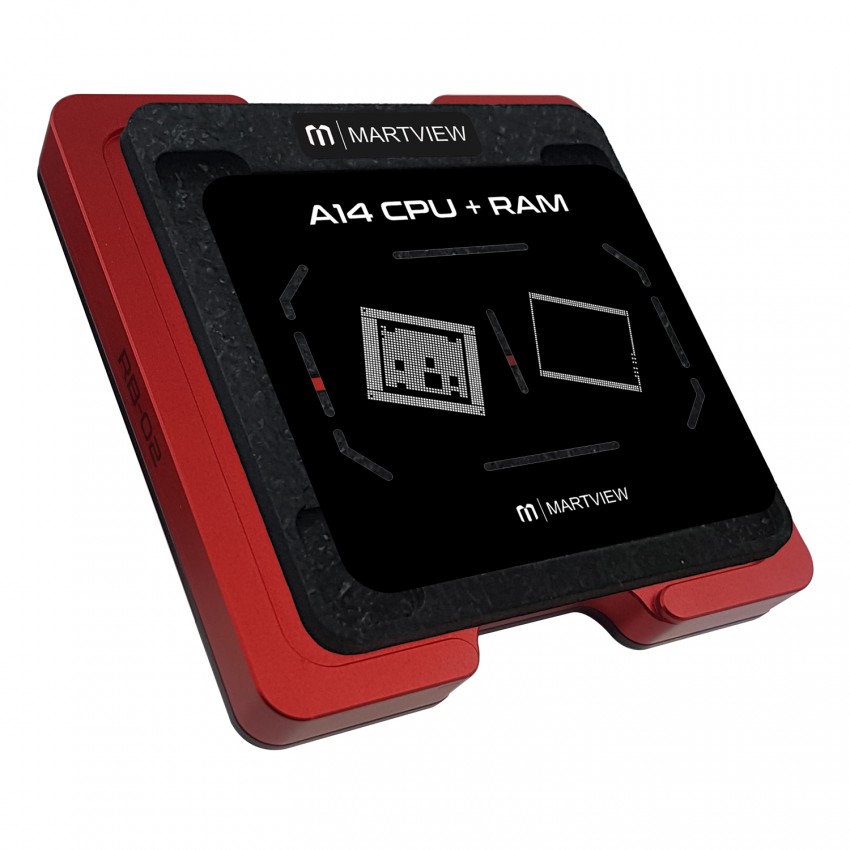 Martview RB-02 7in1 CPU Reballing Stencil Full Set for iPhone A8 A9 A10 A11 A12 A13 A14