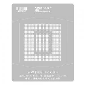 Amaoe 0.30mm AMD Graphics Chip 215-0914134 BGA Reballing Stencil for AMD Radeon VII Graphics Cards