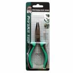 Pro'sKit PM-755 S45C Steel Anti-skid Small Curved Needle Nose Pliers
