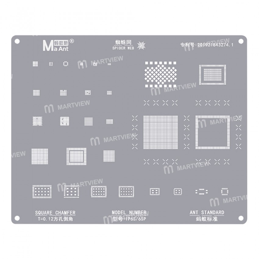 aant 9-in-1-square-hole-012mm-bga-reballing-stencil-set-for-iphone-6-to-14pro-max-3