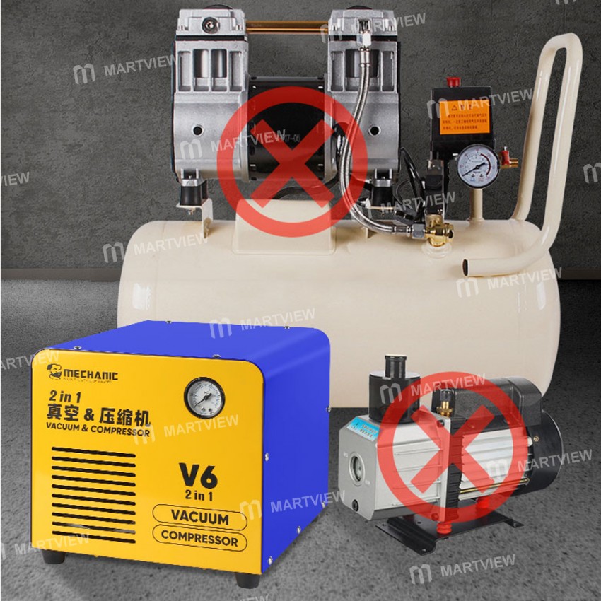Mechanic V6 600W 2-in-1 Vacuum & Compress Integrated Machine