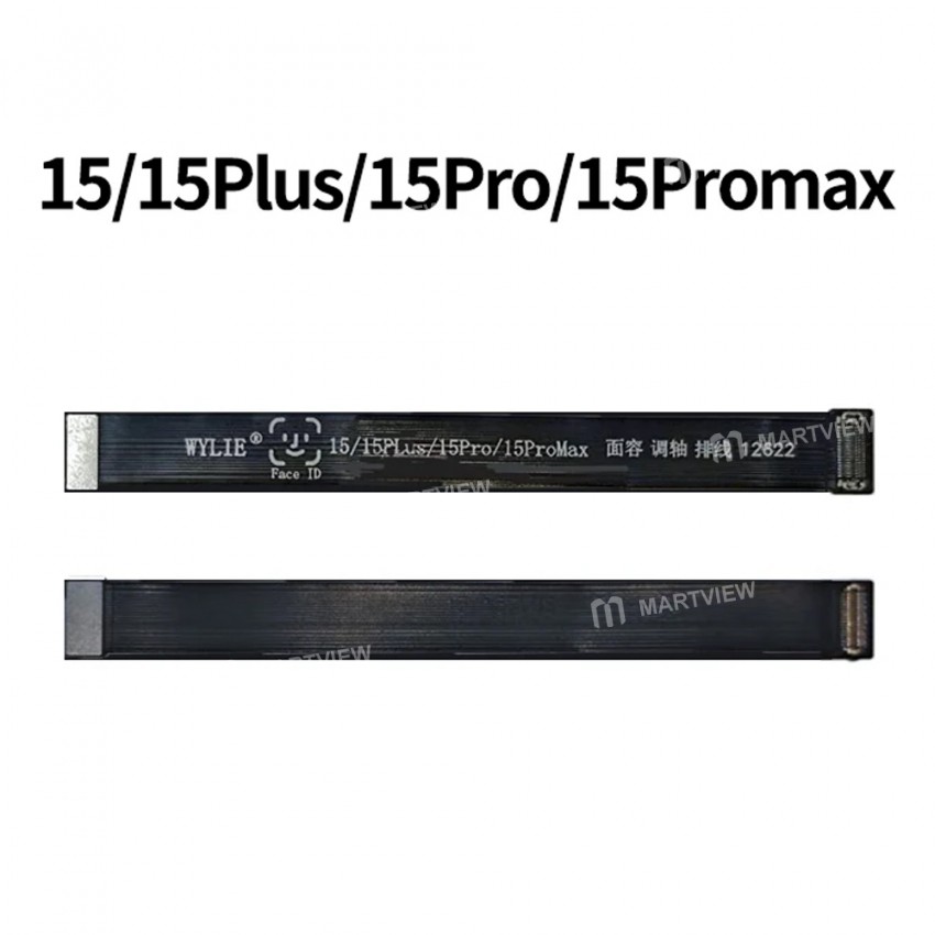 wylie face-id-alignment-lattice-extension-flex-cable-for-iphone-x-to-15pro-max-10
