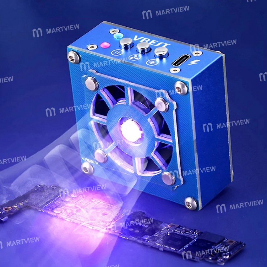vbst 491-2-in-1-uv-curing-smoke-extraction-cooling-fan-for-pcb-welding-repair-6