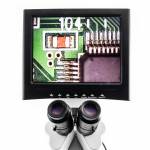 YAXUN AK17 2 in 1 stereo binocular microscope with LCD display