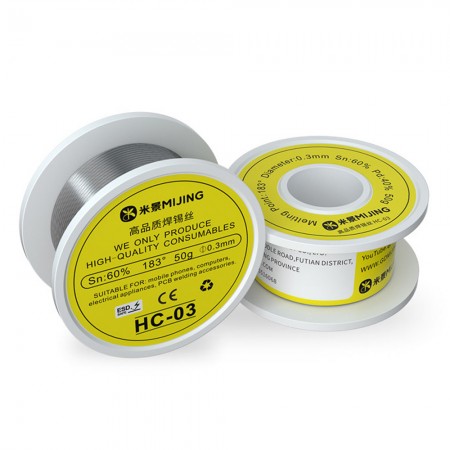 mijing hc-03-hc-05-hc-08-50g-183c-high-purity-residue-free-soldering-tin-wire-1