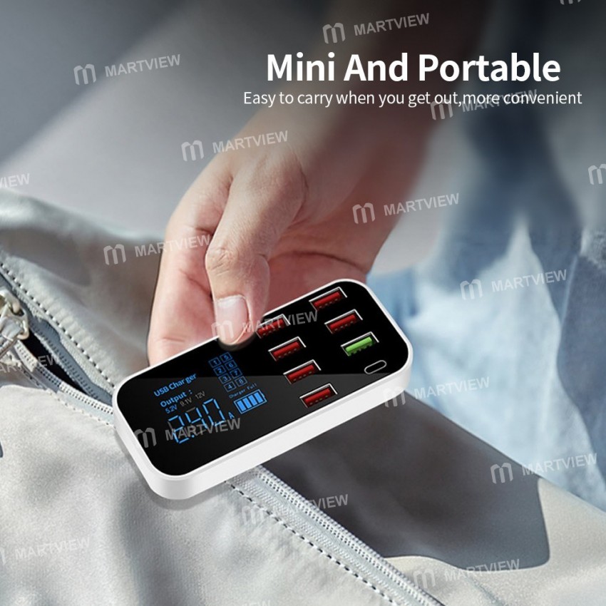 8 port-usb-qc30-quick-charging-intelligent-vehicle-charger-with-led-display-2