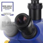 Mechanic MC65T-B3 Industrial Trinocular Stereo Microscope for PCB Repair with Large Base