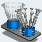 bst 10s-ten-holes-aluminum-360-rotating-magnetic-screwdriver-storage-rack-for-mobile-phone-repair-6