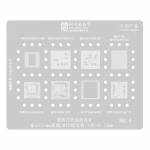 Amaoe MQ:4 CPU BGA Reballing Stencil for Qualcomm SM8350 / 8450 / 7315 / 7325 MTK MT6833V / 6799W /