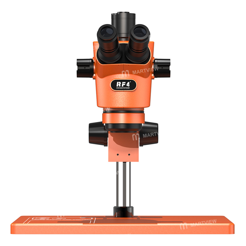 rf4 71i-orange-edition-30-inclination-design-65-65x-zoom-trinocular-stereo-microscope-with-big-base-