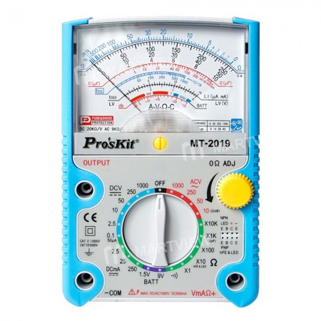Pros'Kit MT-2019 High-precision Multi-function Pointer Analog Professional Multimeter