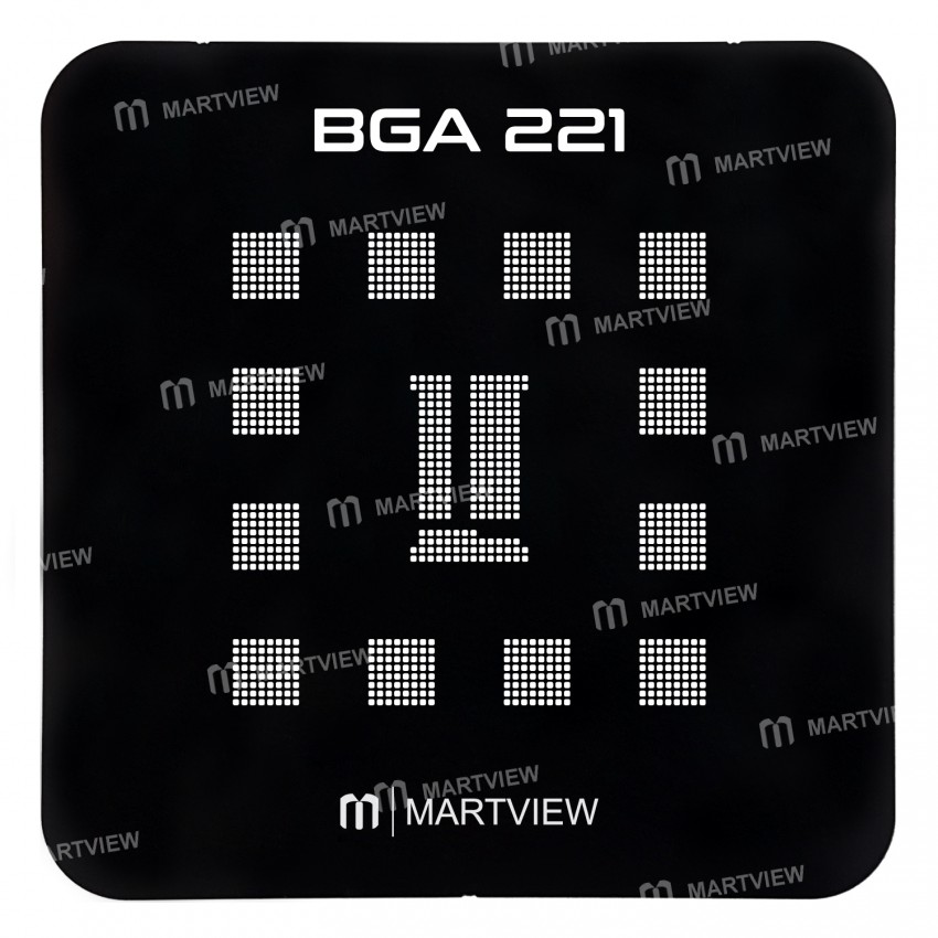 Martview RB-01 Reballing Stencil Tin Net Full Set for EMMC / EMCP / UFS BGA153 / 162 / 169 / 186 / 2