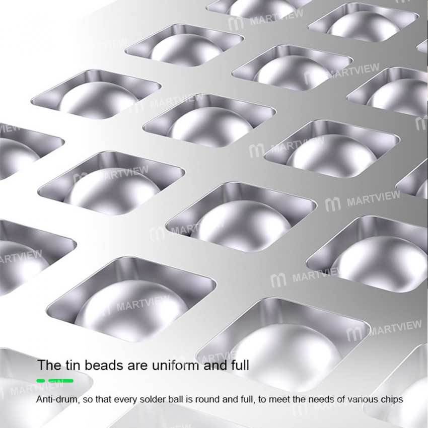 Relife RL-601M 8 in 1 Universal CPU Reballing Stencil Platform For A8-A15 IC Chip Planting Tin