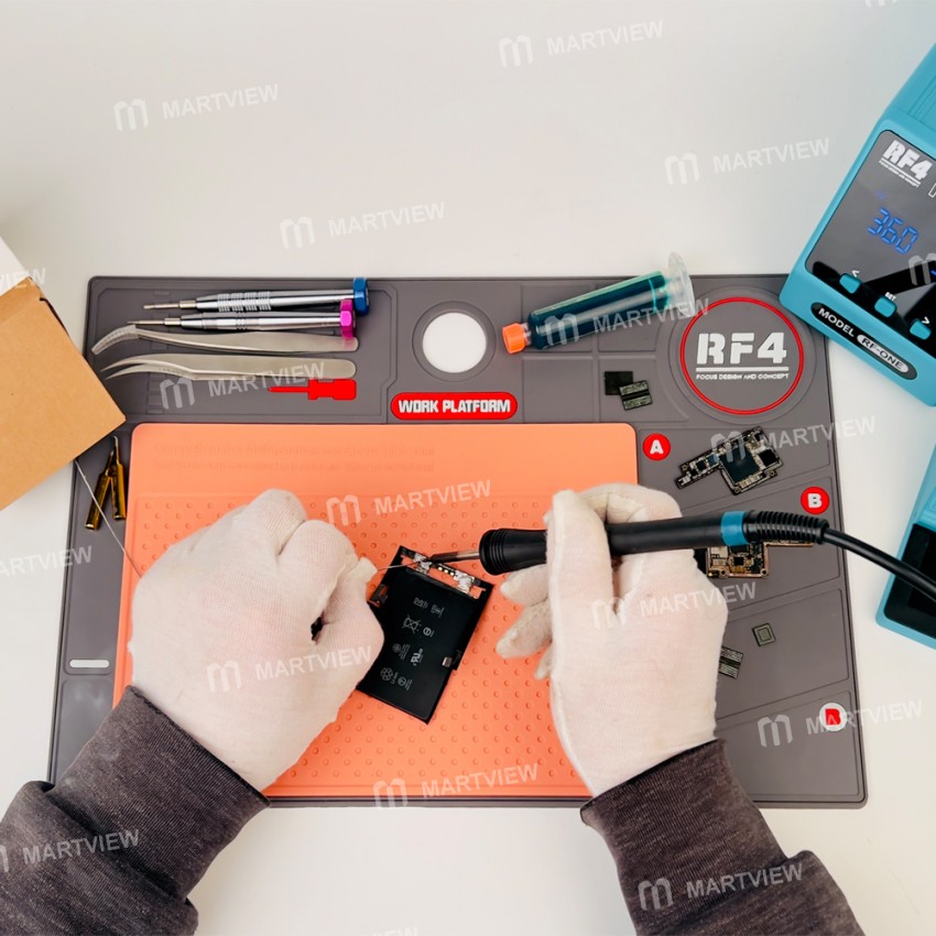RF4 High-temperature Anti-skid Repair Silicone Pad for Mobile Phone Computer Repair