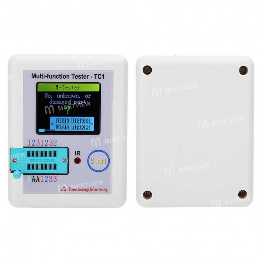 LCR-TC1 3.5-inch Colorful TFT Screen Multifunctional Transistor Tester