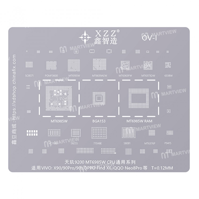 xinzhizao cpu-universal-series-bga-reballing-stencil-set-for-oppo-vivo-mobile-phones-12