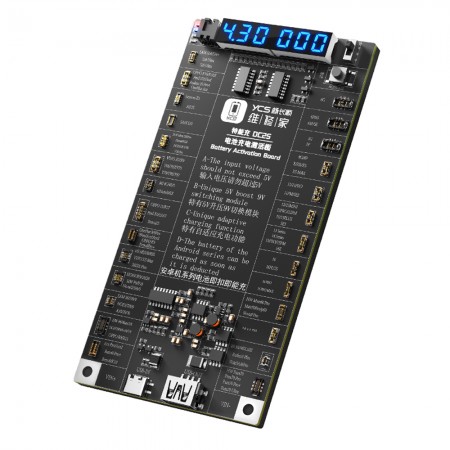 YCS DC25 Battery Charging Activation Board for iPhone 6-16PM (with 16e) & Most Android