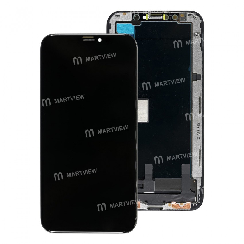 IPhone XS Soft OLED Display Screen Replacement With Digitizer And Frame – Black