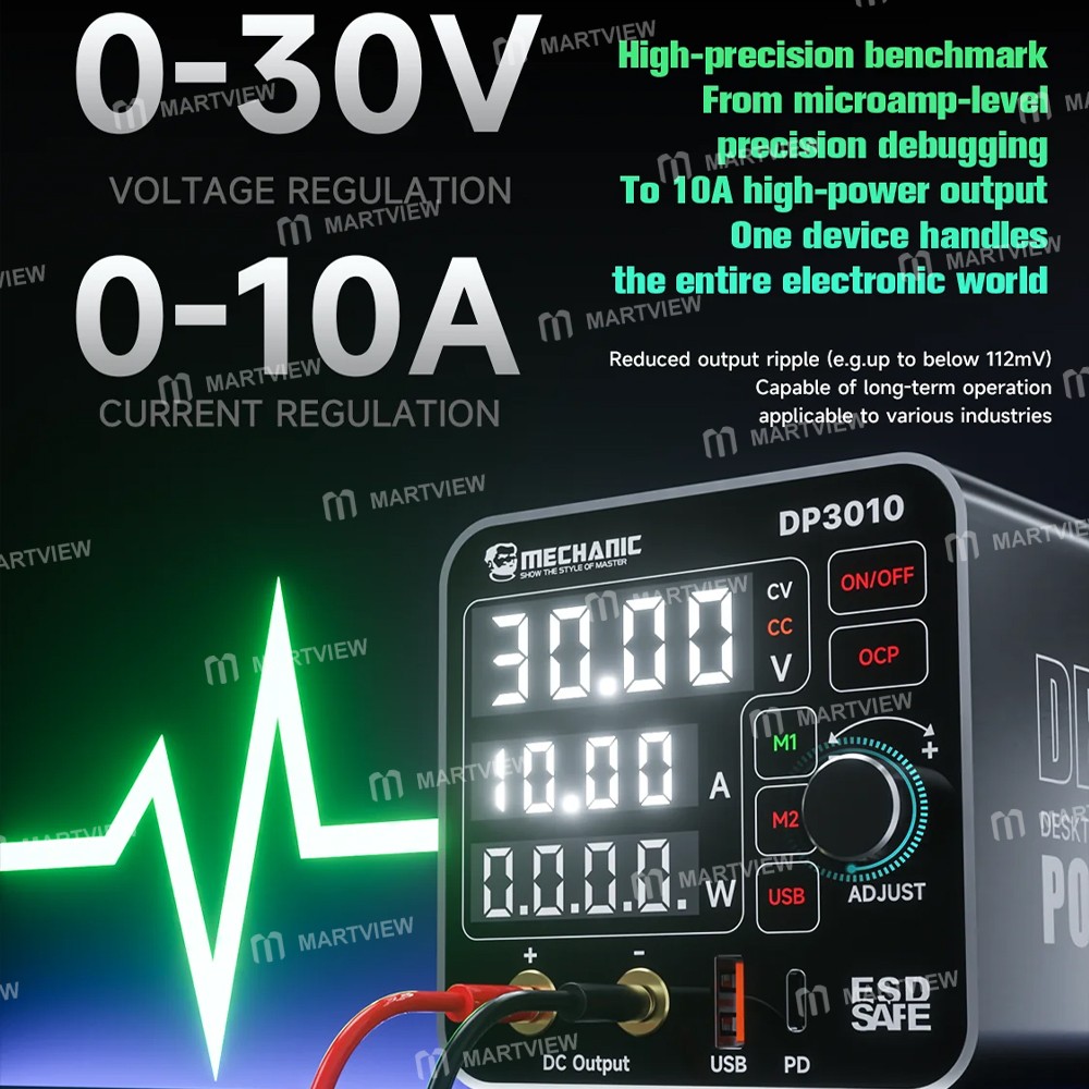 mechanic dp3010-30v-10a-high-power-wide-voltage-mini-multi-functional-power-supply-3