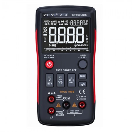 Zoyi ZT-X Multi-Functional High-Precision Intelligent Automatic Anti-Burning Digital Multimeter