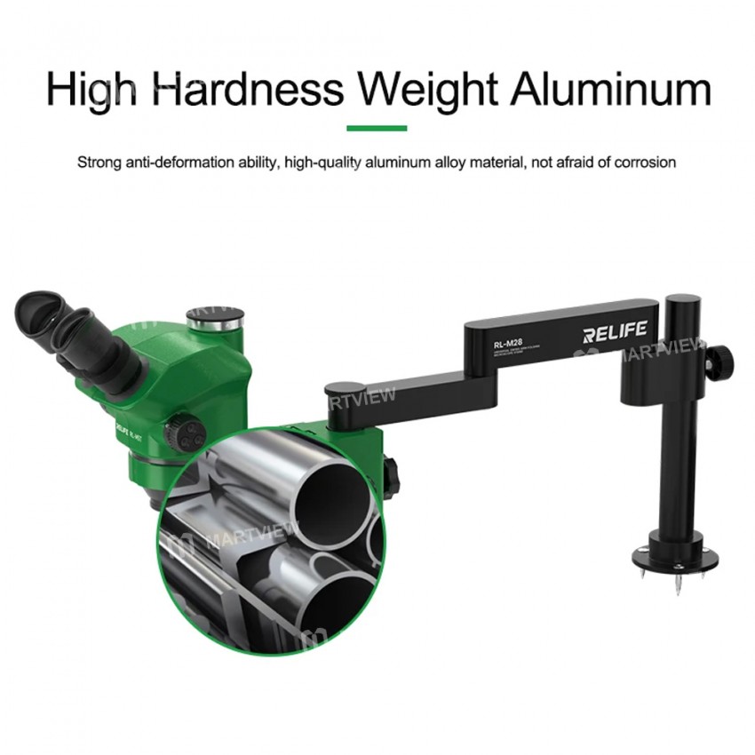 relife rl-m28-360-telescopic-folding-universal-microscope-swing-arm-bracket-7