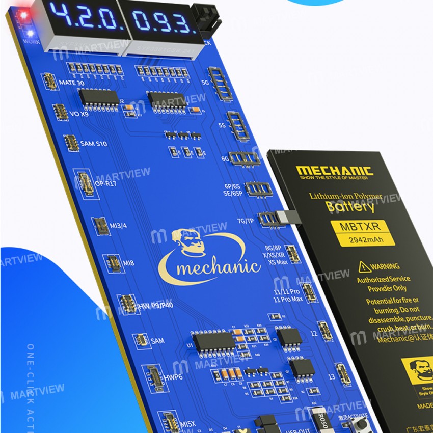 Mechainc UA19 Battery Charge Activation Board for iPhone 5 to 13Pro Max Android Hongmeng Phone