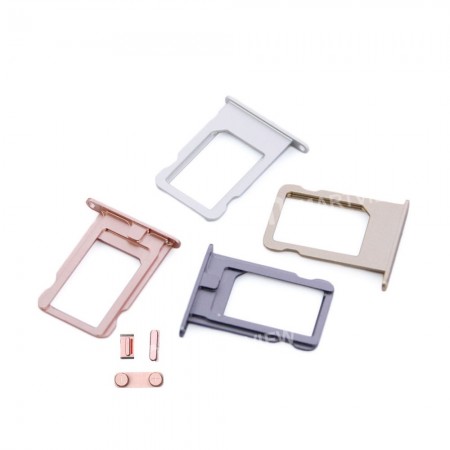 Replacement sim card slot holder tray volume button power button mute button for iPhone se