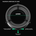 luowei lw-ls02-64-led-beads-caliber-61mm-microscope-polarized-ring-light-source-9