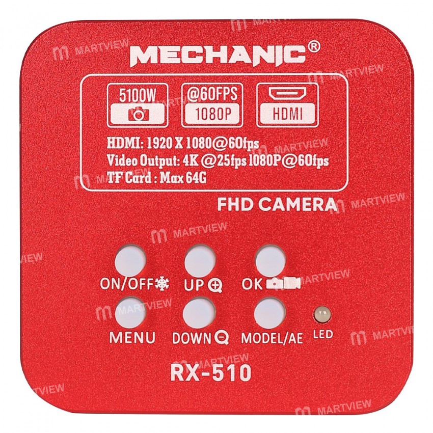 Mechanic RX-450 RX-510 HD Industrial Microscope Camera