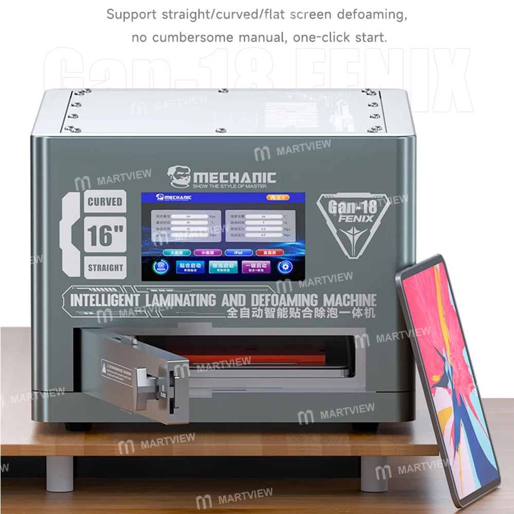 mechanic gan-18-fenix-16-inch-intelligent-laminating-and-defoaming-machine-for-mobile-phone-tablet-2