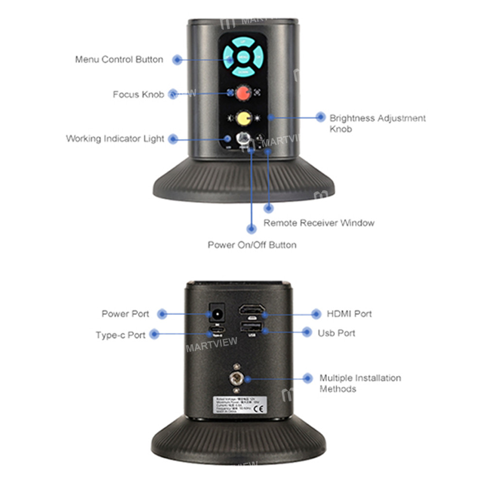 sunshine ms10e-05-4k-hd-digital-microscope-with-universal-stand-for-motherboard-pcb-repair-4