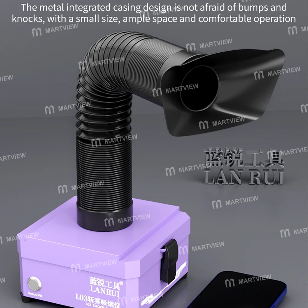 lanrui l03-powerful-desktop-smoke-purifier-for-pcb-soldering-repair-8