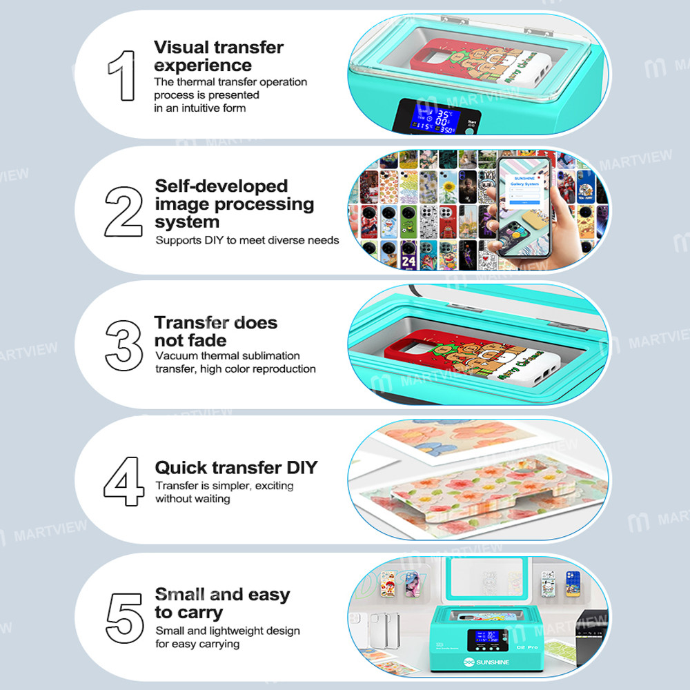 sunshine c2-pro-95-inch-smart-3d-thermal-transfer-machine-diy-for-custom-mobile-phone-cover-shell-7