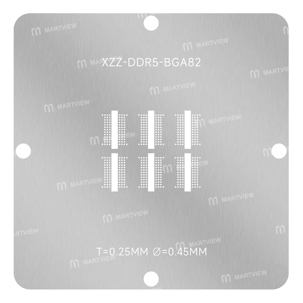 xzz nand-memory-chip-ddr5-bga82-bga-planting-reballing-stencil-platform-set-3