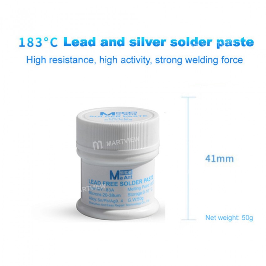 maant 50g-no-cleaning-lead-free-silver-containing-solder-paste-for-pcb-motherboard-repair-2