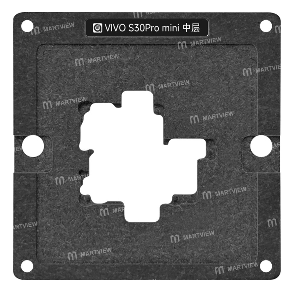 amaoe 012mm-middle-layer-bga-reballing-stencil-platform-set-for-vivo-s30pro-mini-3