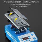 maant f711-f712-7-inch-360-rotation-heating-separator-for-middle-frame-screen-disassembly-8