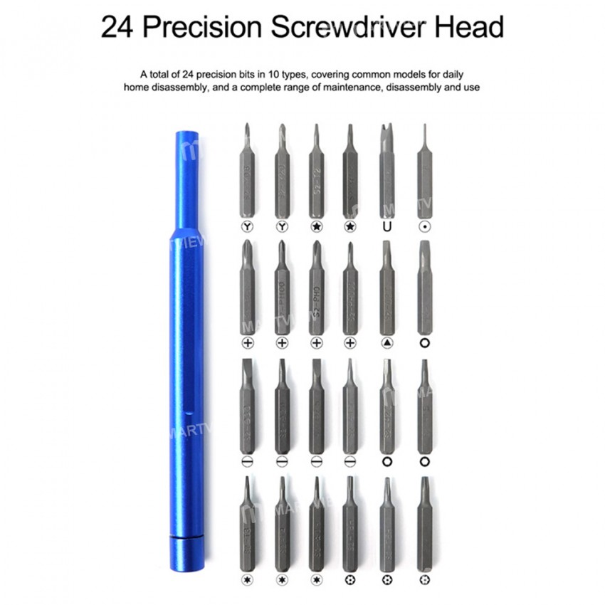 Sunshine SS-5118 25-in-1 Portable Multifunctional Finishing Magnetic Screwdriver