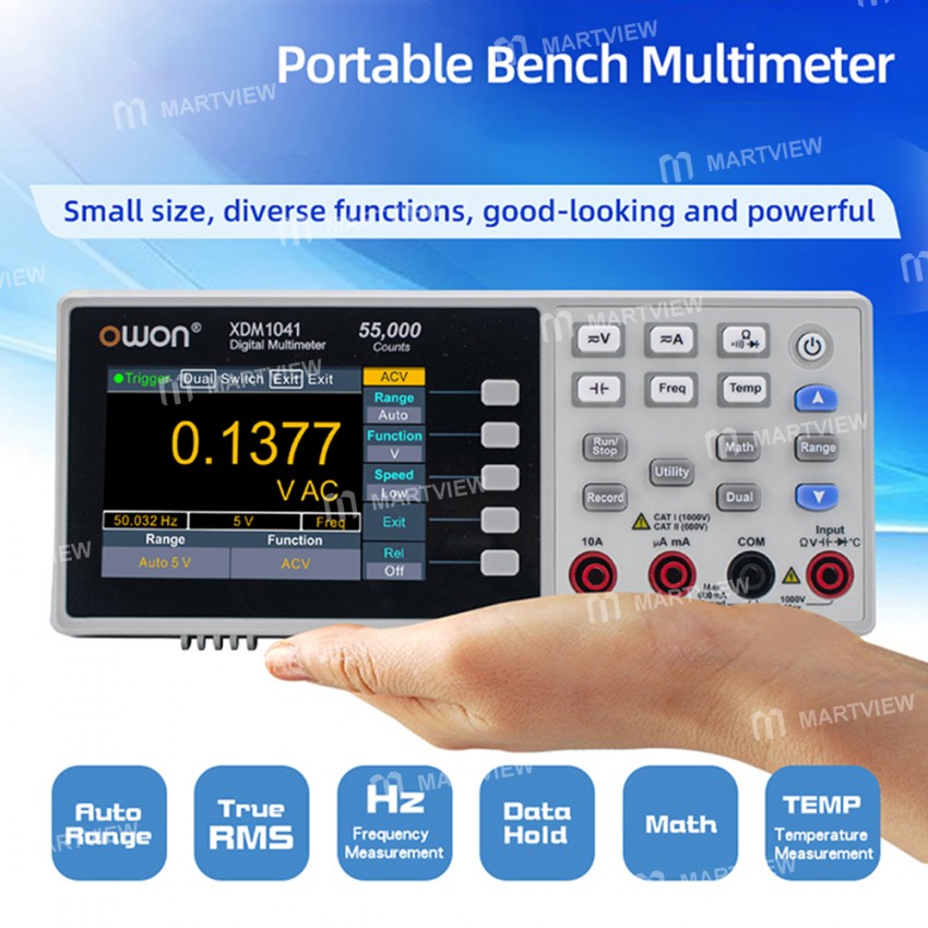owon xdm1041-portable-true-rms-4-1-2-digital-display-bench-multimeter-with-usb-port-5