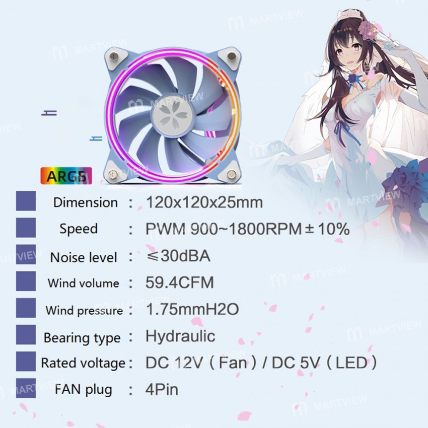 yeston computer-case-4pin-hydraulic-cooling-fan-support-argb-motherboard-synchronization-4