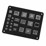 Wylie WL-52 Black Steel CPU BGA Reballing Stencil Net for MSM8939 MT6795W MT6767W MSM8940 MSM8909 MT