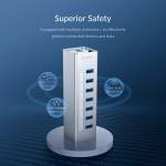 Orico A3H Series Aluminum High Speed 4 / 7 / 10 Ports USB 3.0 HUB with 12V Power Adapter