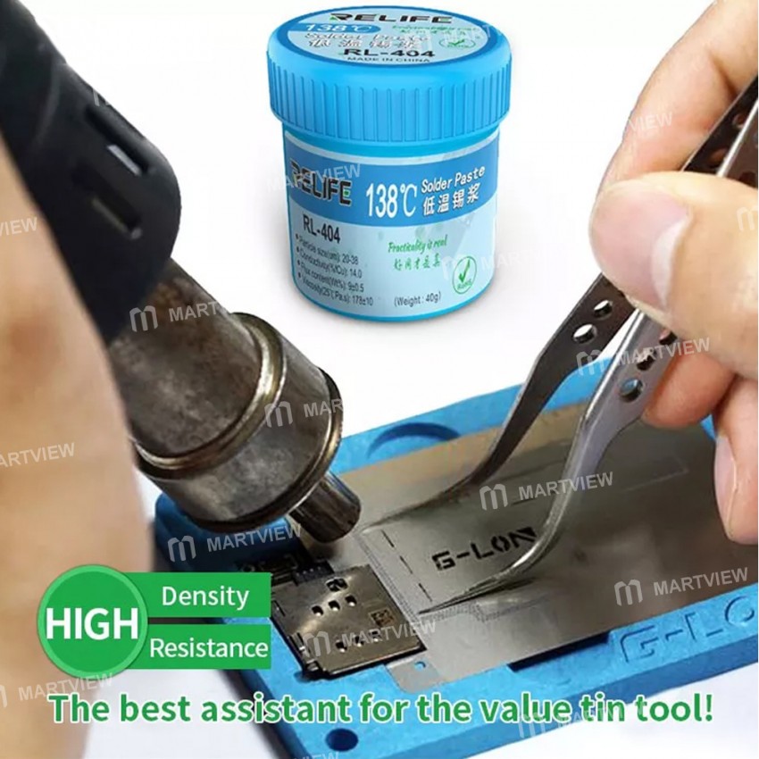 relife rl-404-138c-low-temperature-melting-point-lead-free-tin-paste-for-mobile-phone-bga-repair-6